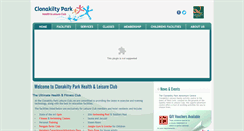 Desktop Screenshot of clonakiltyparkleisureclub.ie